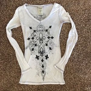 Vocal long sleeve western shirt size medium